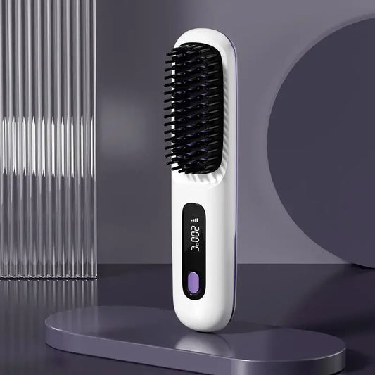 Portable Ceramic Styling Brush Comb